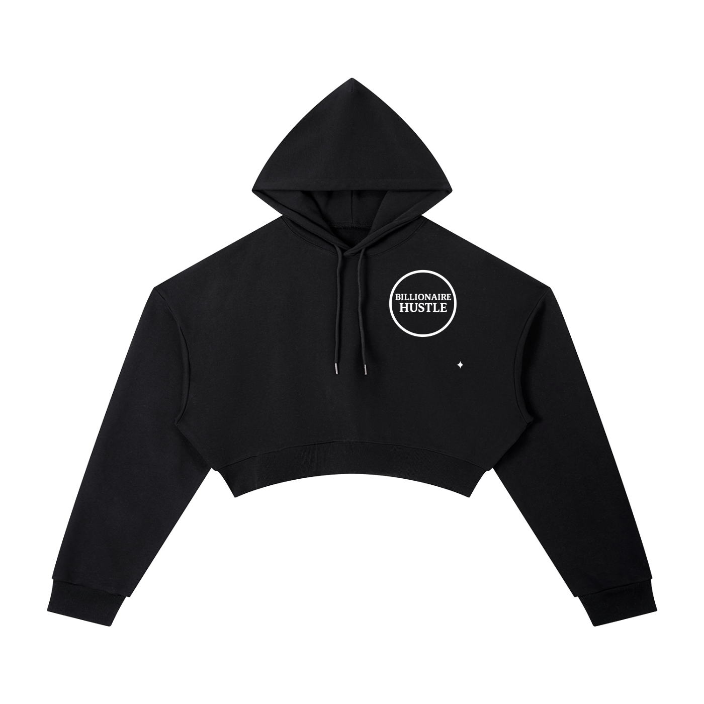 Billionaire Hustle Essential Cropped Hoodie