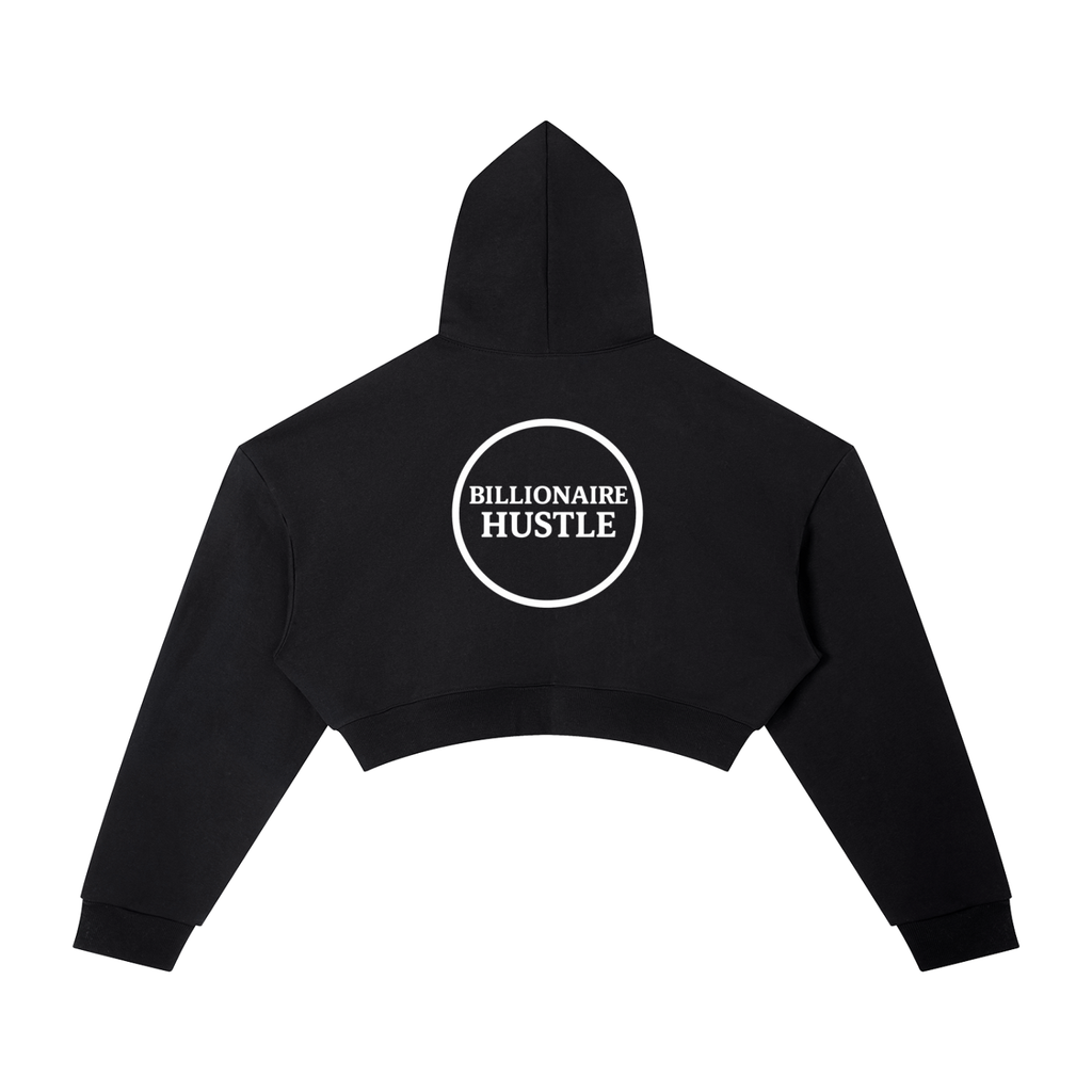 Billionaire Hustle Essential Cropped Hoodie