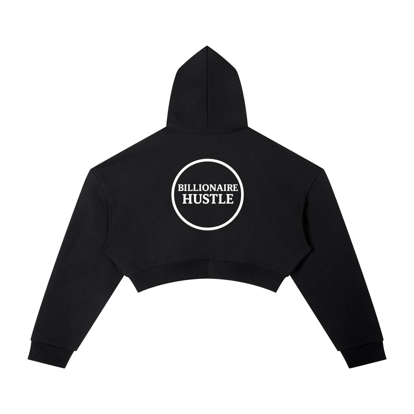 Billionaire Hustle Essential Cropped Hoodie